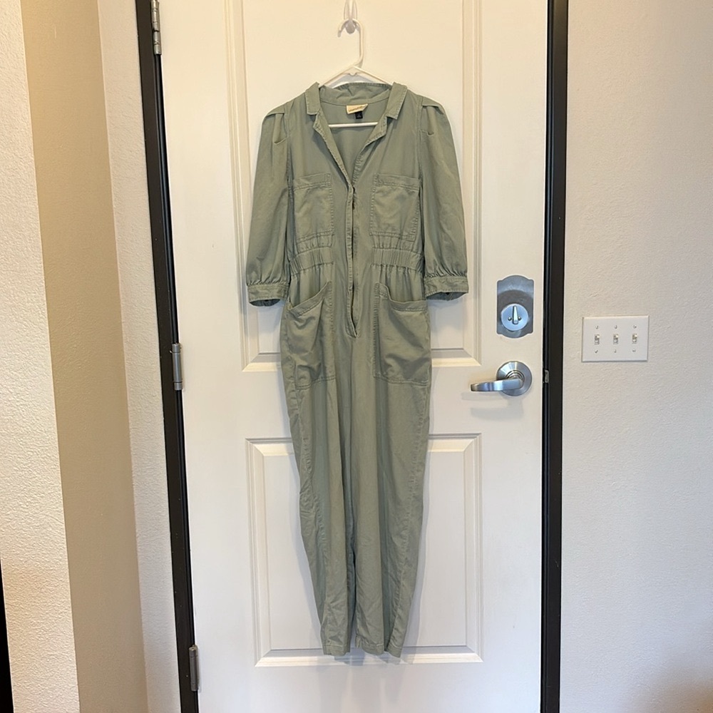Universal Thread - Women’s Short Sleeve Blue Grey Boilersuit